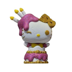 Hello Kitty Birthday Cake Edition Glitter Figure